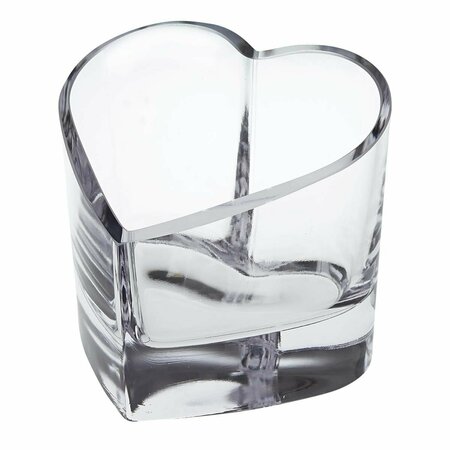 TARIFA Mouth Blown European Crystal Heart Bowl or Votive TA3084830